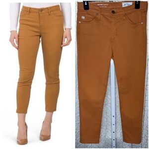AG Adriano Goldschmied Prima Crop Luscious‎ Stretch Sateen Jeans Women's 27R